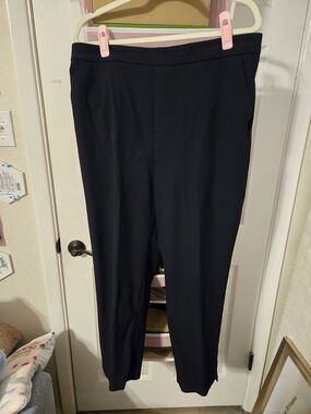 Banana Republic Navy Pull-On Slim Ankle Trousers